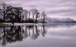 landscape, lake, nature, mountain