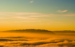 valley, sky, nature, mountain