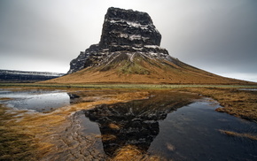 nature, landscape, sky, mountain