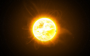 Sun, space, planet