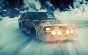 Audi, sports, snow