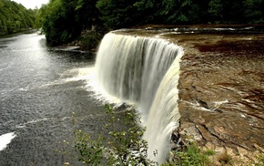 waterfall, nature