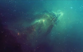 nebula, art, stars, space