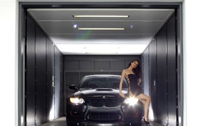 cars, brunette