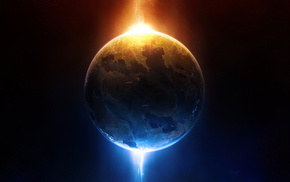 planet, art, space
