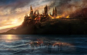battle at hogwarts, Harry Potter, Hogwarts