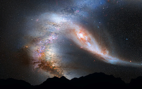 galaxy, Milky Way, space