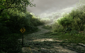 art, road, 3D