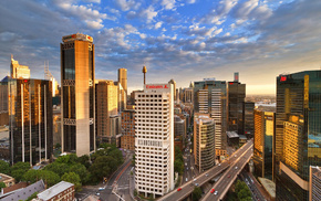 skyscrapers, Australia, tower, cities