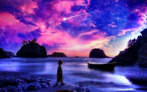 sea, stunner, sunset, space