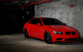 m3, red, BMW, cars