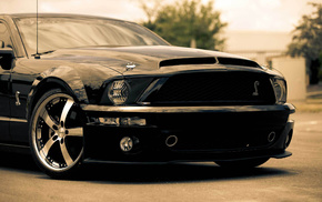 cars, Ford, black, mustang