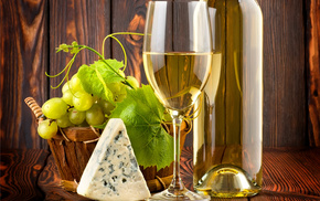 bottle, delicious, wineglass, wine, table