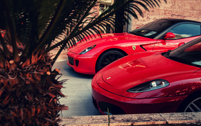 red, cars, Ferrari