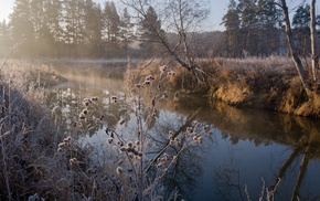 river, autumn