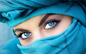 blue eyes, girls, girl