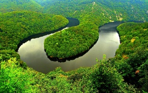 nature, river, landscape