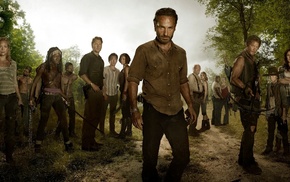 Rick Grimes, Michonne, Carl Grimes, Daryl Dixon, Andrea, The Walking Dead