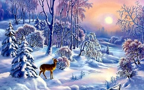 landscape, winter