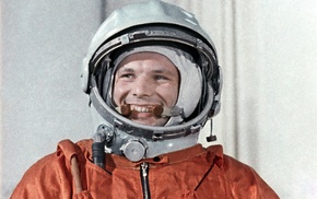 smiling, cosmonaut
