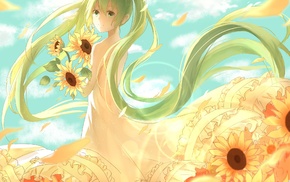 sunflowers, Hatsune Miku