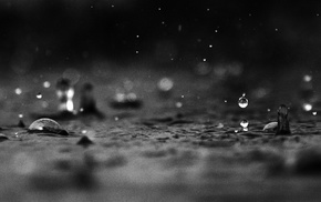 droplets, rain