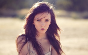 girl, brunette