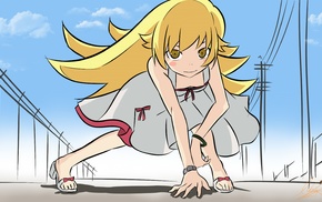 anime girls, Oshino Shinobu, anime, Monogatari Series