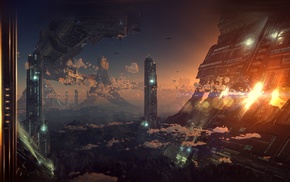 futuristic, landscape