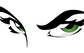 green eyes