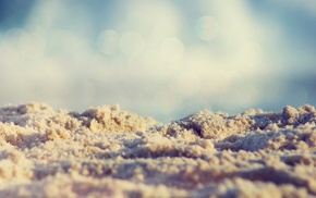 sand, depth of field