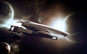 normandy sr, 1, science fiction, Mass Effect, spaceship
