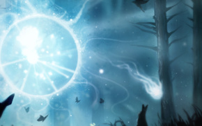 Wisp, fantasy art, Dota 2, Dota