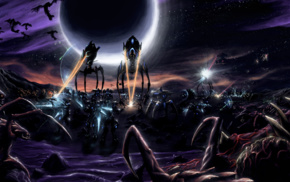 Protoss, apocalyptic, Starcraft II, Zerg, Terrans