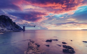 sea, sky
