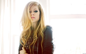 girl, blue eyes, blonde, Avril Lavigne