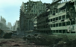 apocalyptic, cityscape, ruin, urban
