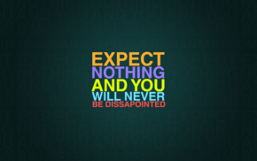 Expect, green, quote