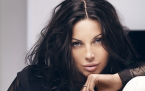 green eyes, girl, girls