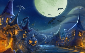 Halloween, bats