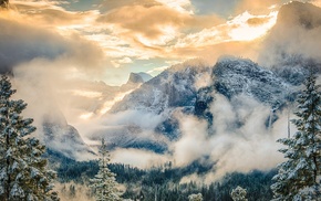 nature, clouds, landscape