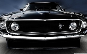 ford mustang 1969, old car, sports car