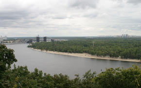 summer, city, nature