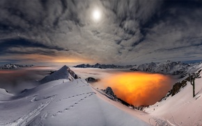 nature, sky, mountain