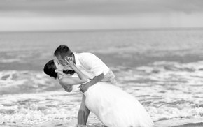 necklace, beach, love, sea