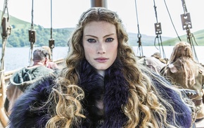 Vikings TV series, Aslaug, Alyssa Sutherland, girl