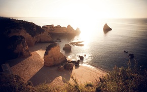 sunrise, beach