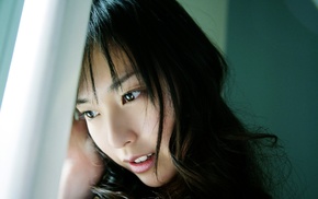 Asian, face, girl, model