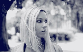 monochrome, girl