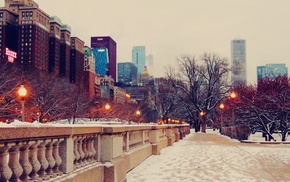 snow, park